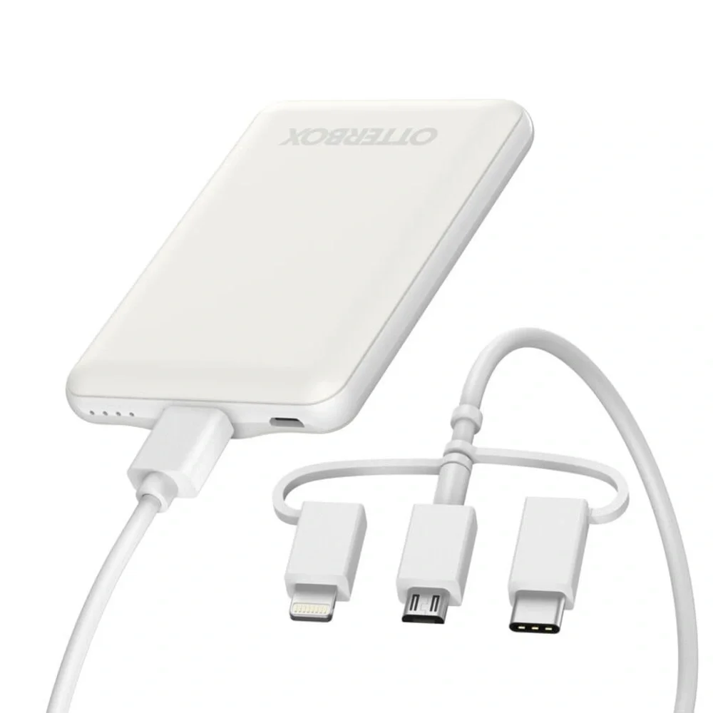 OtterBox White Portable Charger Kit W/ Milwuakee Power Tool Logo